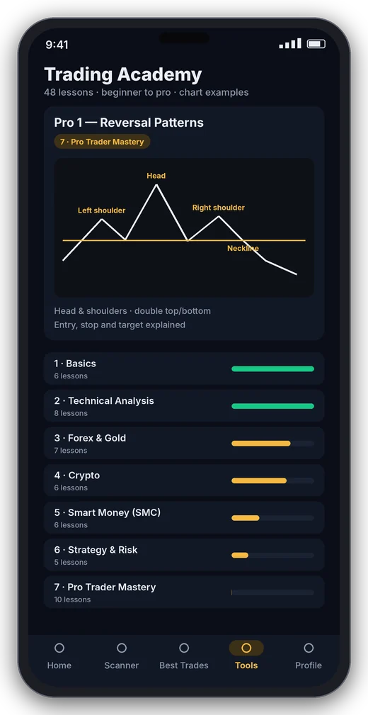 Trading academy lessons